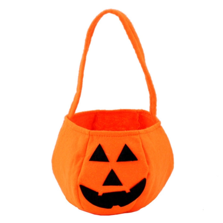 2 PCS Halloween Decoration Smile Pumpkin Style Kids Candy Bag