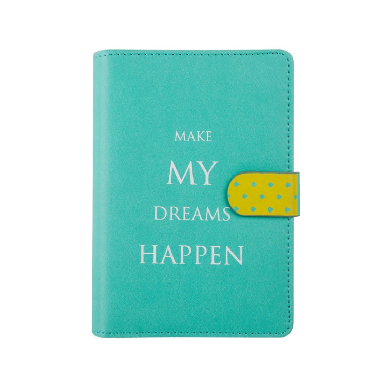 A6  Fashion Color Blocking Loose-leaf Notebook Diary Book