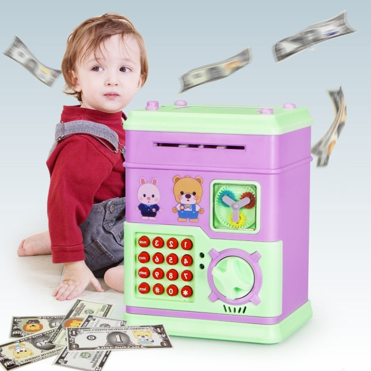 MoFun 16 Keys Fully Automatic Money Coin Bank, Support to Play Song / Story, with Counterfeit Light