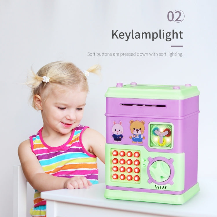 MoFun 16 Keys Fully Automatic Money Coin Bank, Support to Play Song / Story, with Counterfeit Light