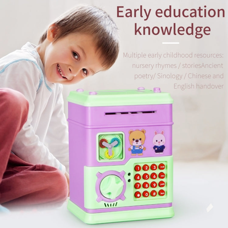 MoFun 16 Keys Fully Automatic Money Coin Bank, Support to Play Song / Story, with Counterfeit Light