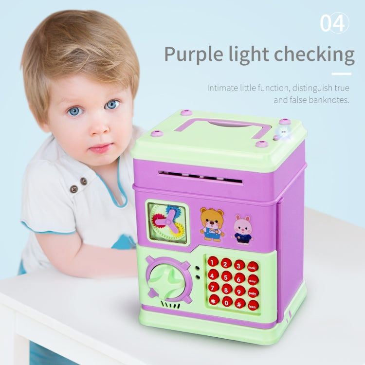 MoFun 16 Keys Fully Automatic Money Coin Bank, Support to Play Song / Story, with Counterfeit Light