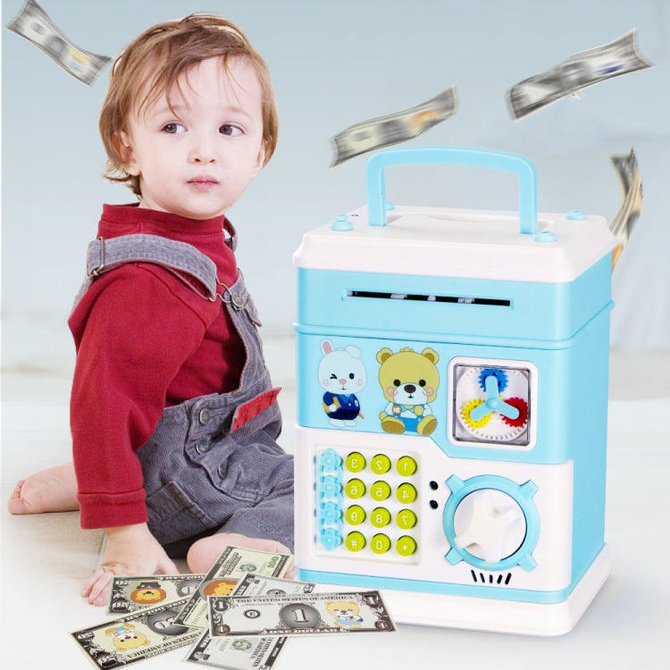 MoFun 12 Keys USB Fully Automatic Money Coin Bank, Support to Play Song / Story, with Counterfeit Light