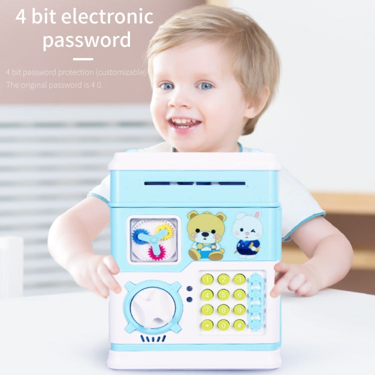 MoFun 12 Keys USB Fully Automatic Money Coin Bank, Support to Play Song / Story, with Counterfeit Light