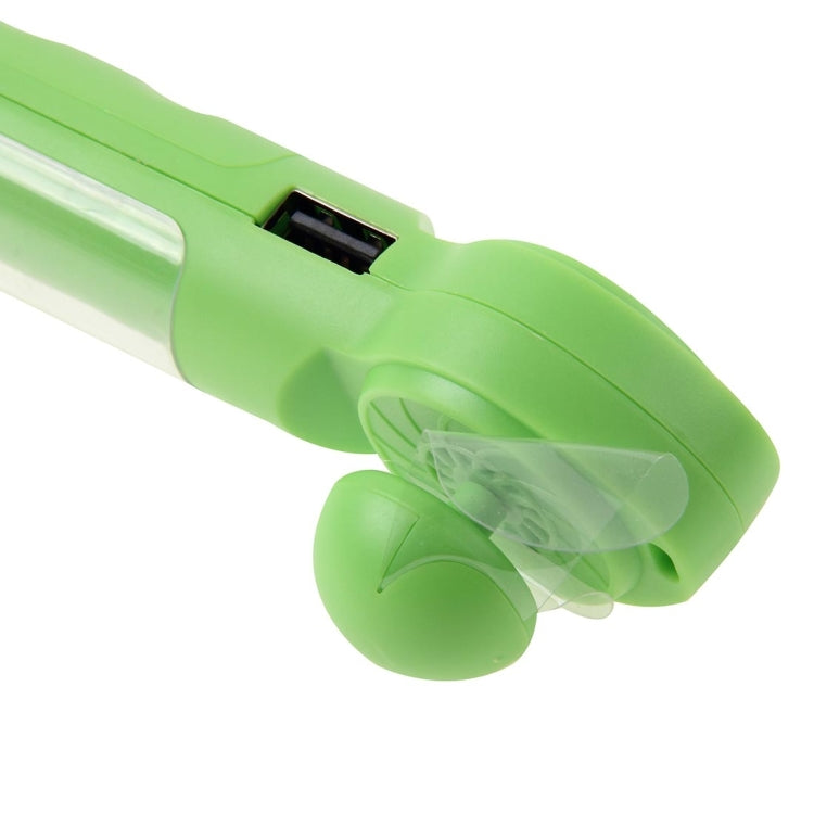 ST-18 Multi-functional Portable Hand-Held Soft 2-Blade Mini Fan with Power Bank, Blade Diameter: 7cm