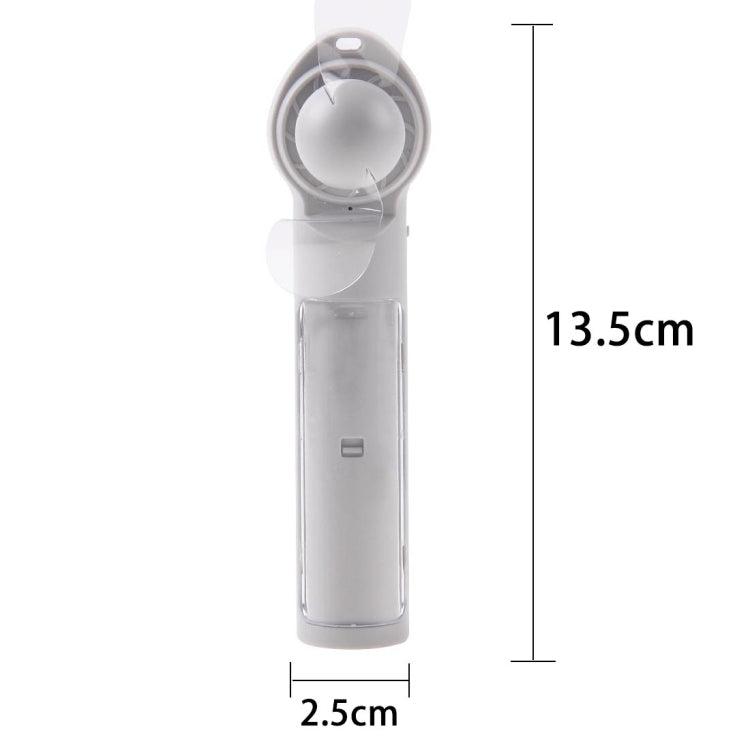 ST-18 Multi-functional Portable Hand-Held Soft 2-Blade Mini Fan with Power Bank, Blade Diameter: 7cm