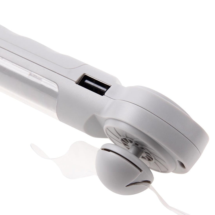 ST-18 Multi-functional Portable Hand-Held Soft 2-Blade Mini Fan with Power Bank, Blade Diameter: 7cm