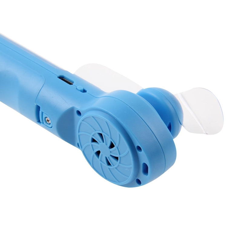 ST-18 Multi-functional Portable Hand-Held Soft 2-Blade Mini Fan with Power Bank, Blade Diameter: 7cm