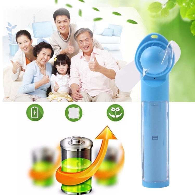ST-18 Multi-functional Portable Hand-Held Soft 2-Blade Mini Fan with Power Bank, Blade Diameter: 7cm