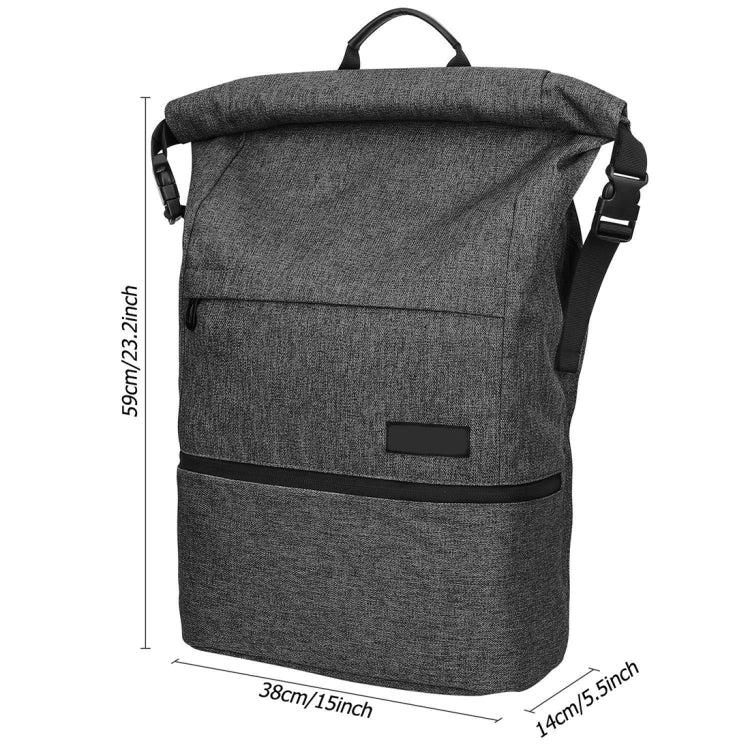 Polyester Waterproof Laptop Backpack with USB Interface Capacity: 35L