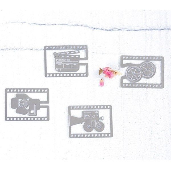 4 PCS Metal Bookmark Creative Mini Book Markers Memorial Art Crafts Bookmark,Random Color Delivery
