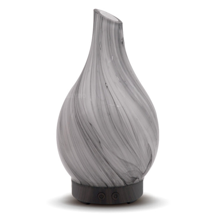 Creative Wood Grain Aromatherapy Machine Mini Glass Inclined Mouth Humidifier Automatic Alcohol Sprayer with Seven Color Lamp, Capacity: 100mL, U