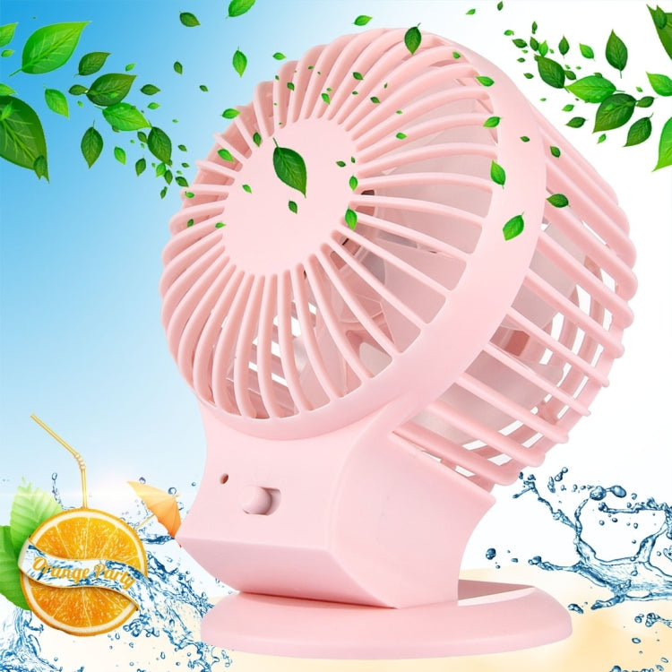 Dual Motor Blower Efficient and Save Power Portable Mini USB Fan Desktop Mute Fan for Office, Travel, 2 Kinds Speed Mode, DC 5V