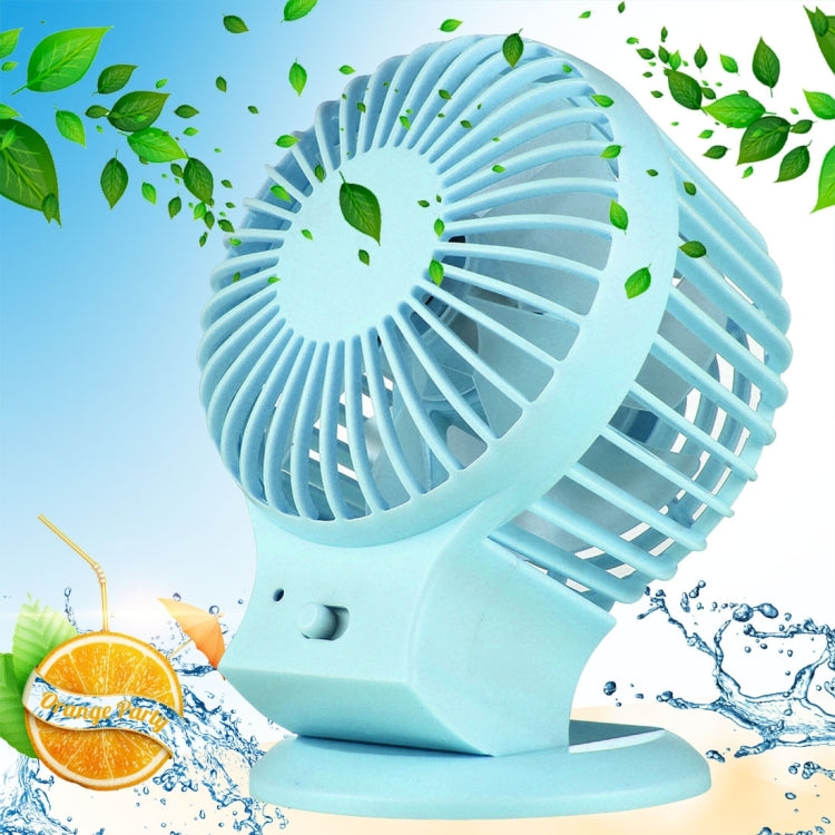 Dual Motor Blower Efficient and Save Power Portable Mini USB Fan Desktop Mute Fan for Office, Travel, 2 Kinds Speed Mode, DC 5V