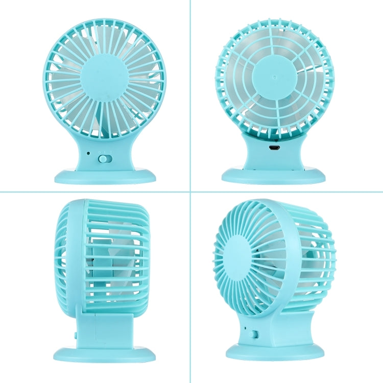 Dual Motor Blower Efficient and Save Power Portable Mini USB Fan Desktop Mute Fan for Office, Travel, 2 Kinds Speed Mode, DC 5V