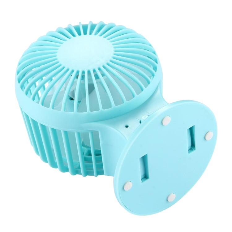 Dual Motor Blower Efficient and Save Power Portable Mini USB Fan Desktop Mute Fan for Office, Travel, 2 Kinds Speed Mode, DC 5V