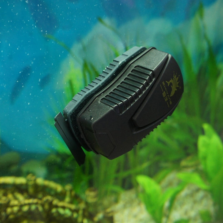 ZY-T Aquarium Fish Tank Suspended Magnetic Scraper Cleaner Brush Cleaning Tools, S, Size: 9.8*5.4*5.5cm