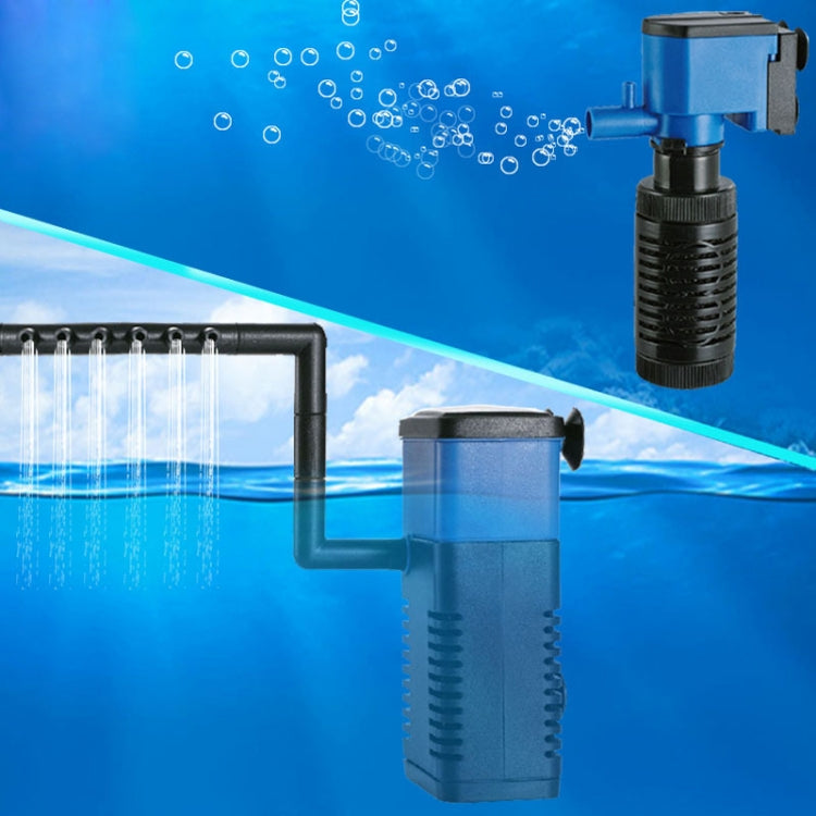 HX-200L 3W 300L/H Multi-function Mini Submersible Aquarium Water Pump Circulation Pump Fish Tank Internal Air Filter