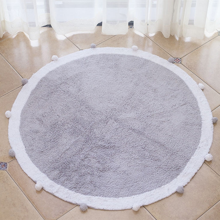 Round Ball Cotton Carpet Household Children Mat Doormat, Diameter: 1.2m
