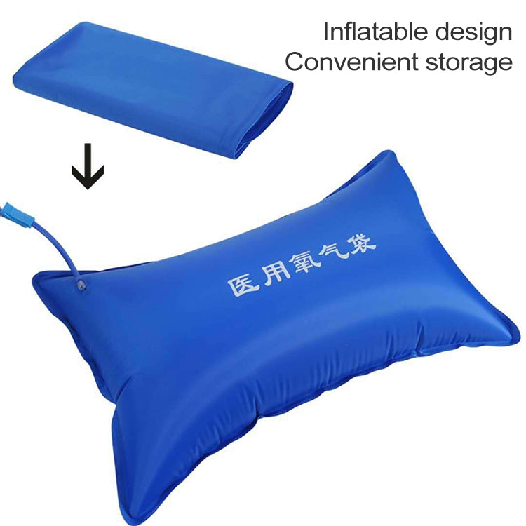 Portable Pregnant Women Old Man Oxygen Bag Ambu Bag with Straw, Capacity: 42L