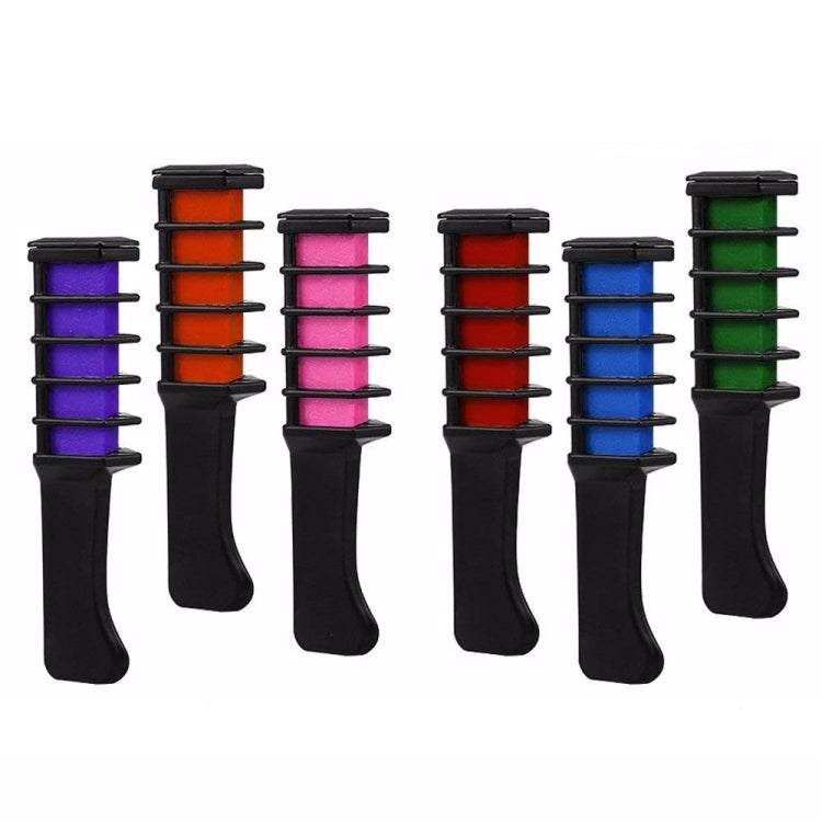 6 Color Box Dyed Hair Comb