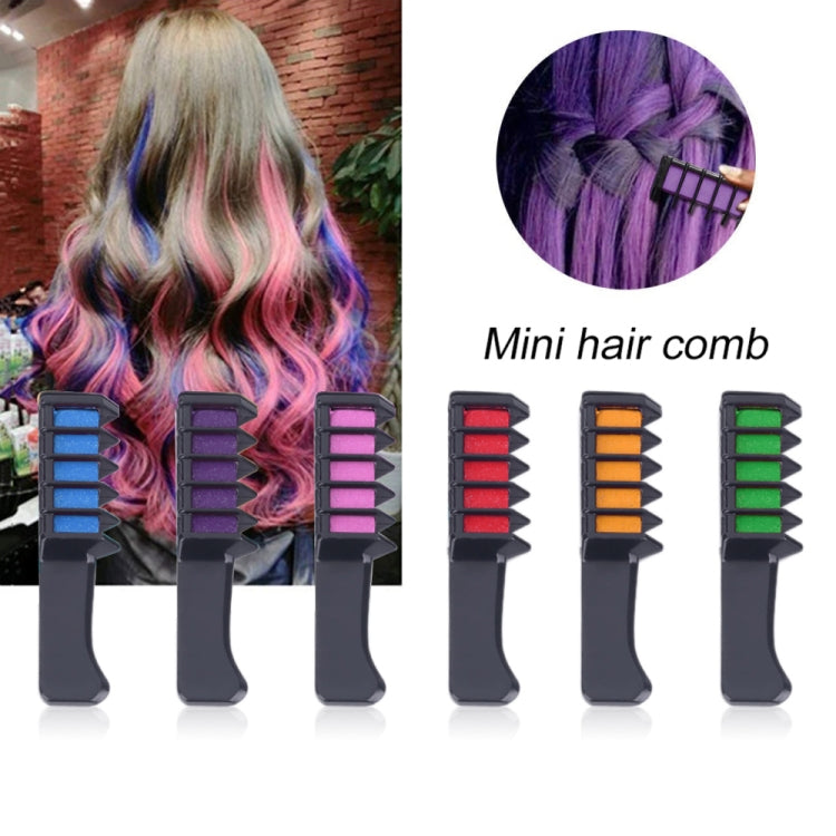 6 Color Box Dyed Hair Comb