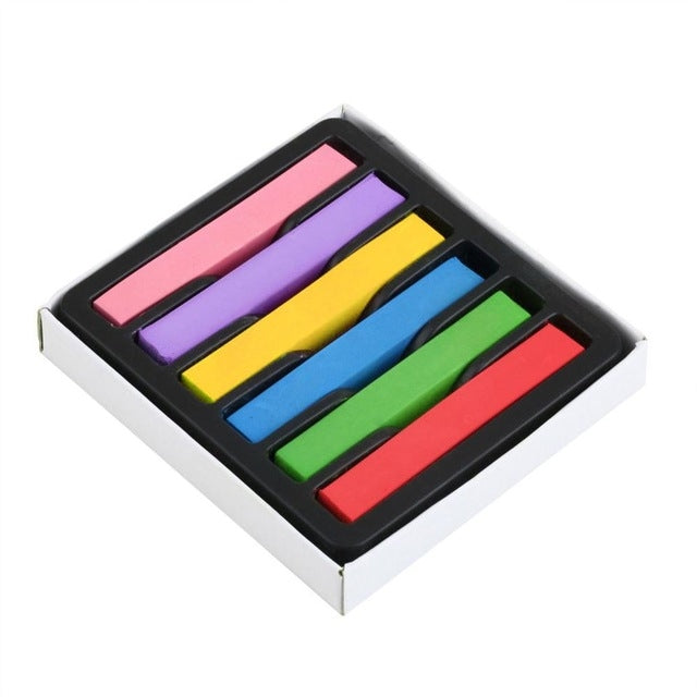 6 Colors Disposable Hair Dyed Stick