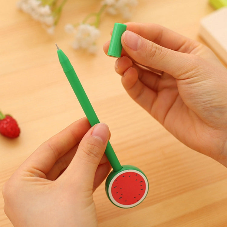 20 PCS Creative Fruit Lollipops Gel Pen Writing Stationery for Kids Gift / Office School Supplies, Random Style Delivery