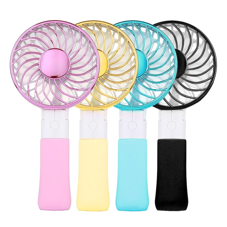 SEMA Foldable Handheld Rechargeable Mini Battery Fan with 3 Speed Control & Lanyard