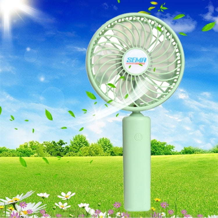 SEMA 360 Degree Rotate Handheld Rechargeable Mini Battery Fan with 3 Speed Control