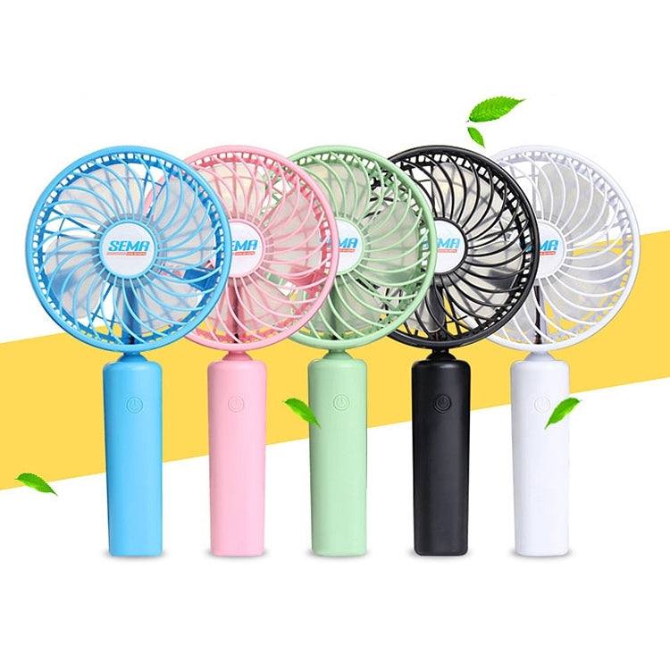 SEMA 360 Degree Rotate Handheld Rechargeable Mini Battery Fan with 3 Speed Control