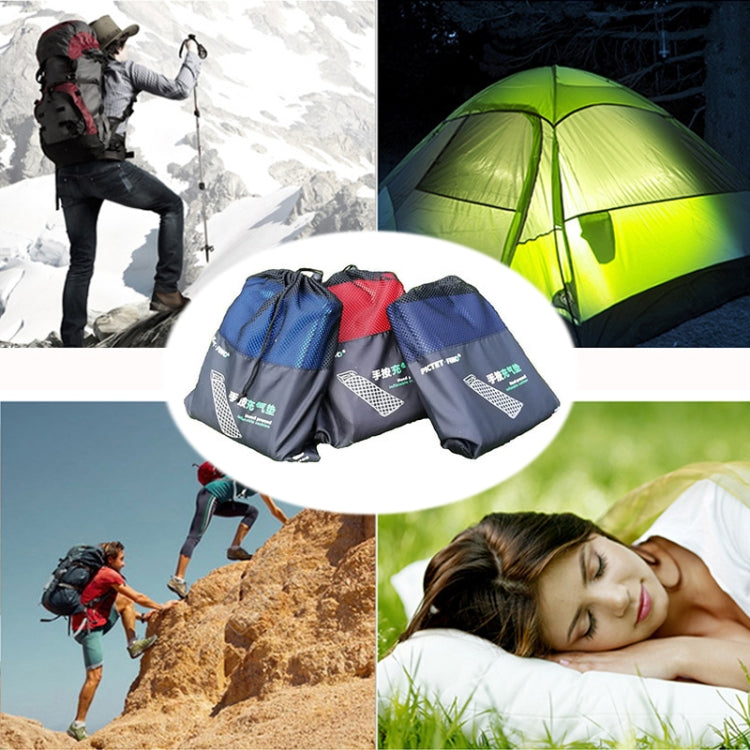 PICTET.FINO Outdoor Portable Tent Camping Sleeping Pad Ultra Light Folding Pressing Air Mattress (Orange)