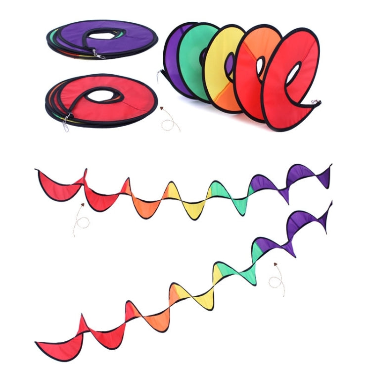 Outdoor Camping Rainbowtree Spinner Bunting Decoration, Size: 110*22 cm