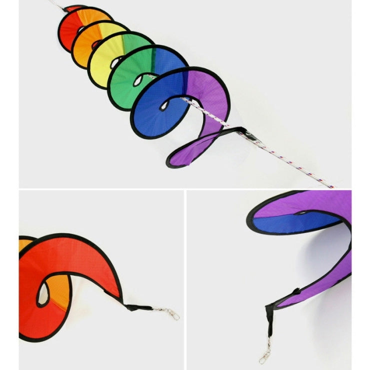 Outdoor Camping Rainbowtree Spinner Bunting Decoration, Size: 110*22 cm