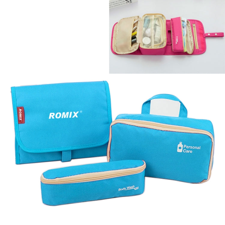 Romix SSZS-0009 3 in 1 Multi-function Portable Large Capacity Travel Packing Bag for Women Traveling on Business Packing Bag for Toiletries
