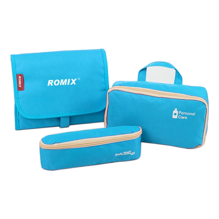 Romix SSZS-0009 3 in 1 Multi-function Portable Large Capacity Travel Packing Bag for Women Traveling on Business Packing Bag for Toiletries