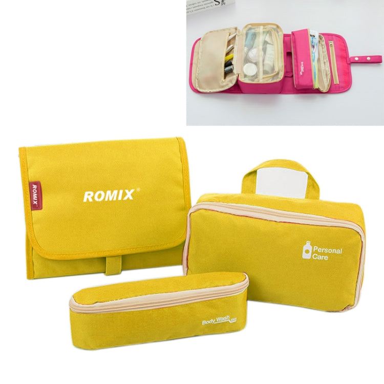 Romix SSZS-0009 3 in 1 Multi-function Portable Large Capacity Travel Packing Bag for Women Traveling on Business Packing Bag for Toiletries