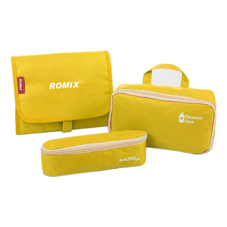 Romix SSZS-0009 3 in 1 Multi-function Portable Large Capacity Travel Packing Bag for Women Traveling on Business Packing Bag for Toiletries