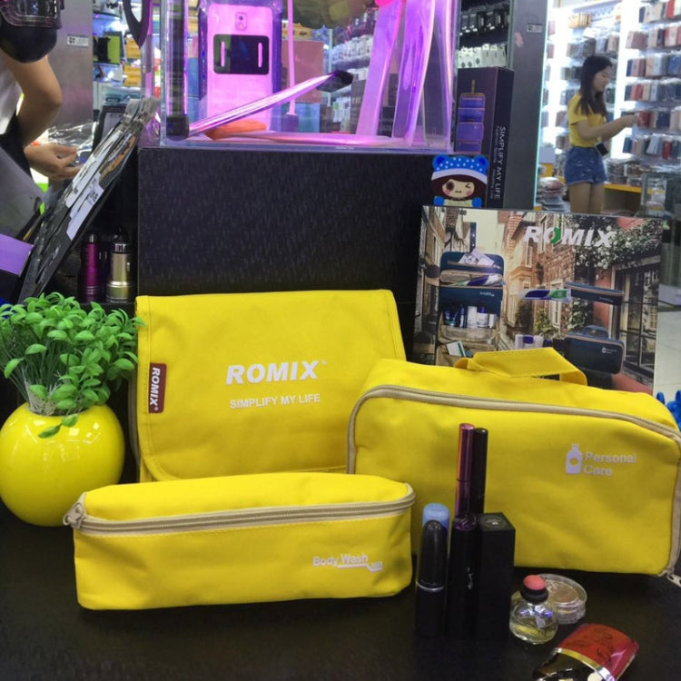 Romix SSZS-0009 3 in 1 Multi-function Portable Large Capacity Travel Packing Bag for Women Traveling on Business Packing Bag for Toiletries