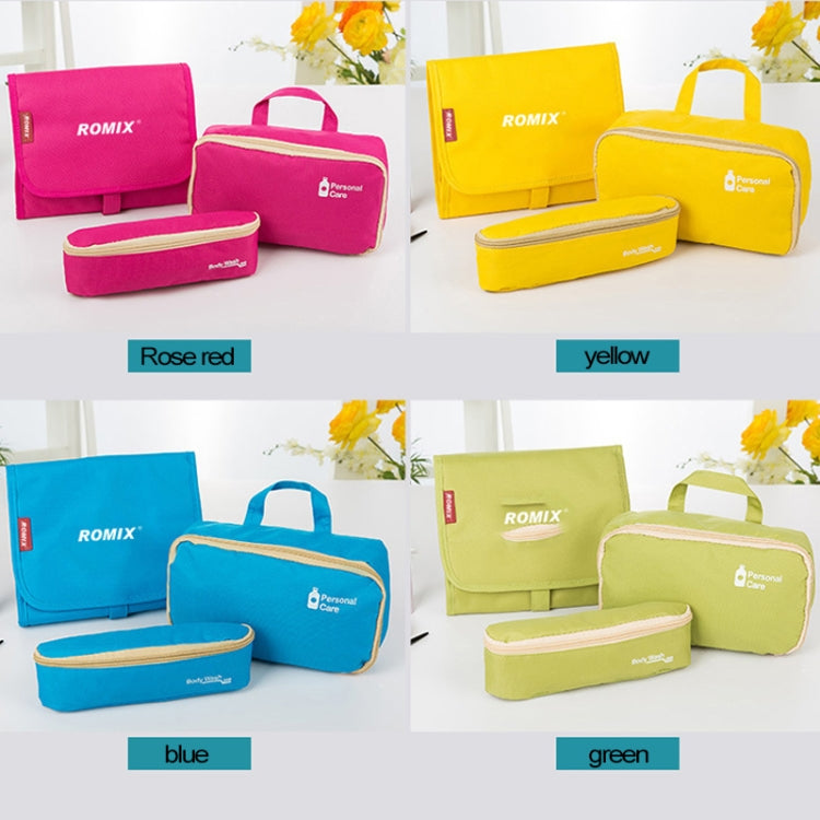 Romix SSZS-0009 3 in 1 Multi-function Portable Large Capacity Travel Packing Bag for Women Traveling on Business Packing Bag for Toiletries
