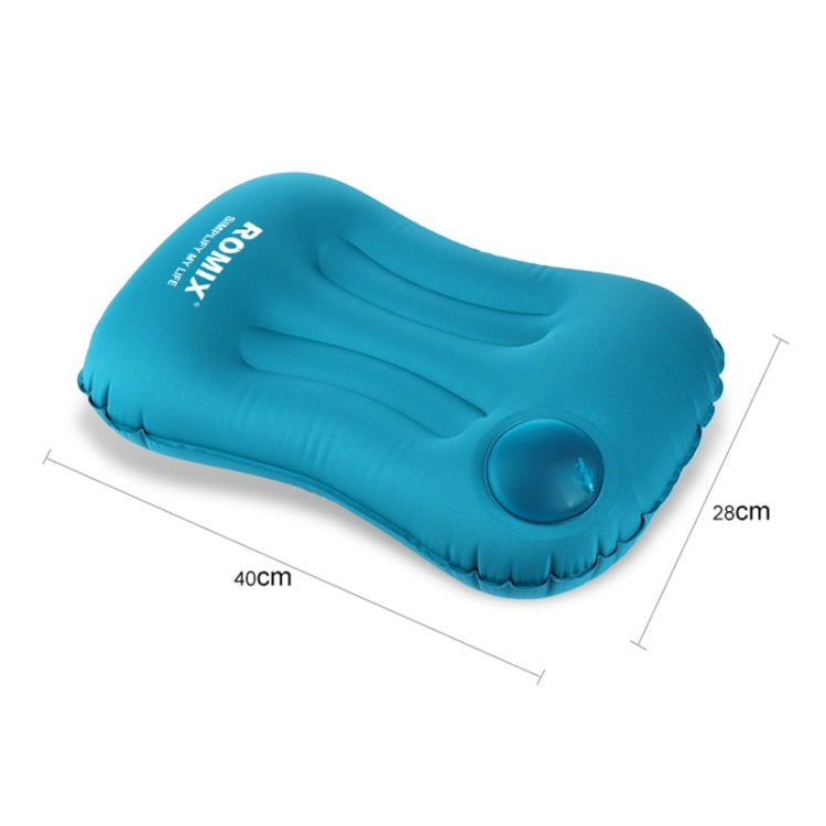 Romix RH15 Push Type Travel Automatic Inflatable Pillow, Size: 40x28cm