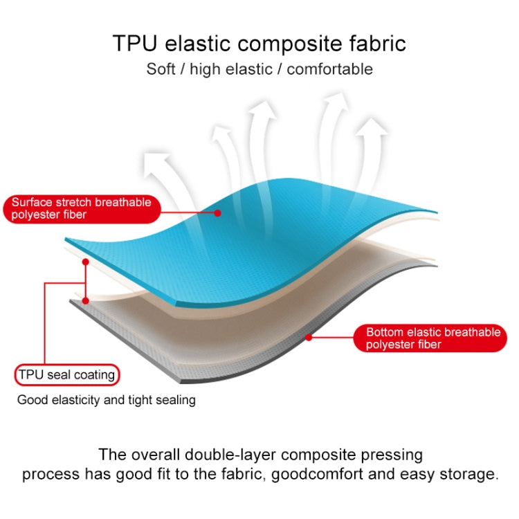 Romix RH15 Push Type Travel Automatic Inflatable Pillow, Size: 40x28cm