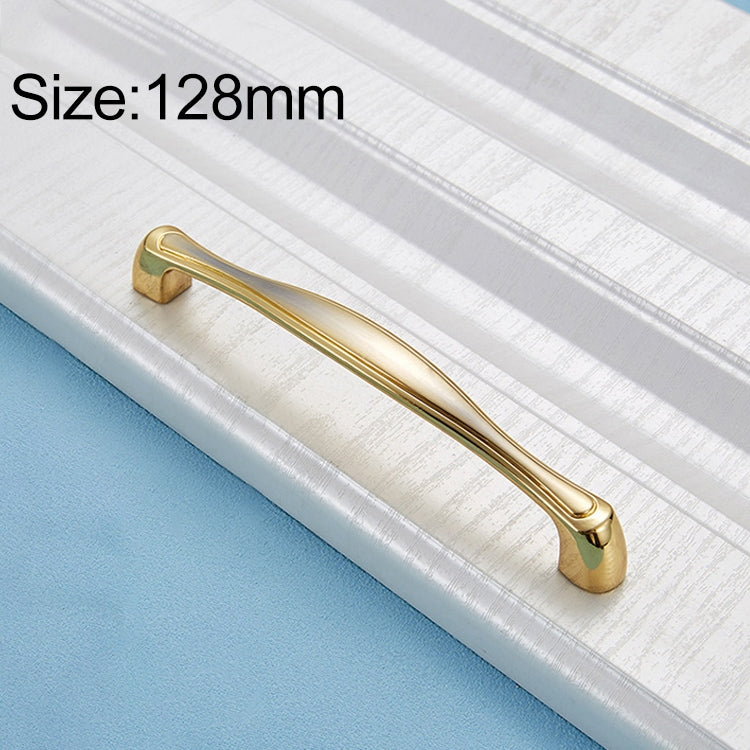 5 PCS 4092-128 Double Gold Drawer Cabinet Door Silver Black Handle