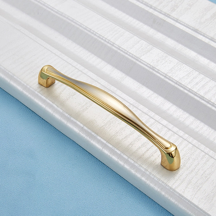 5 PCS 4092-128 Double Gold Drawer Cabinet Door Silver Black Handle