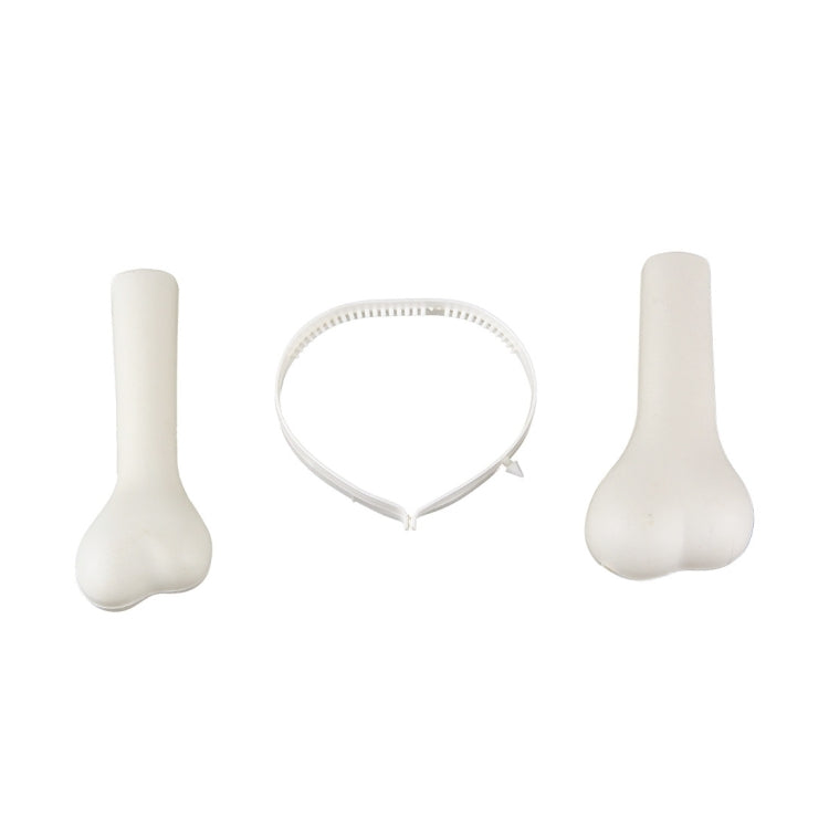 Popular Scary Halloween Prop Head Penetrated Skull Kit