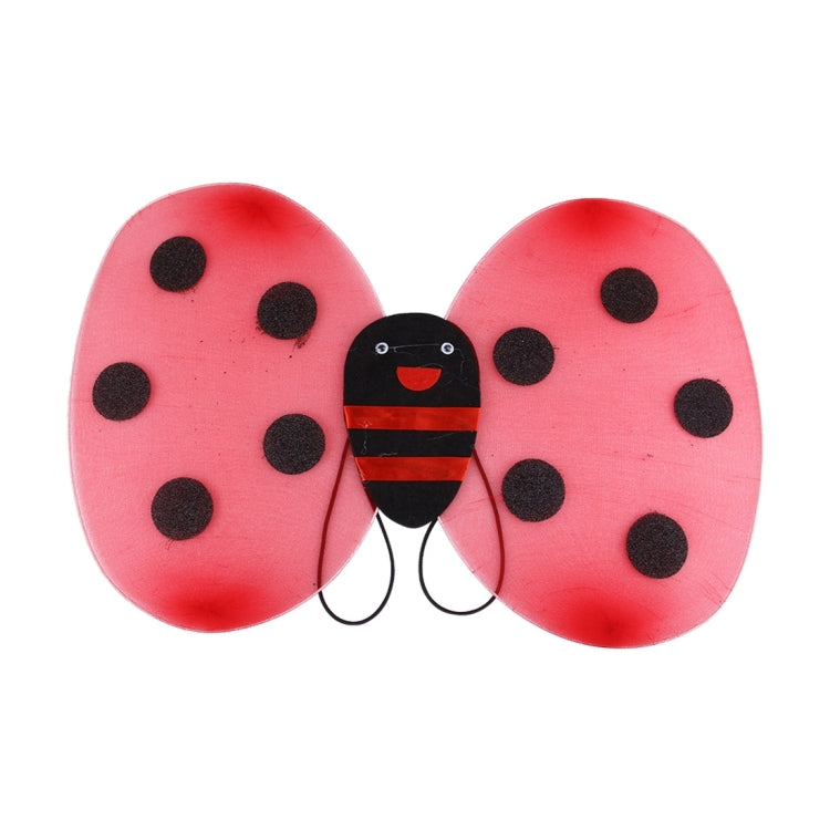 Kid Ladybird Costume Kit (Wing + Skirt + Wand + Headband)