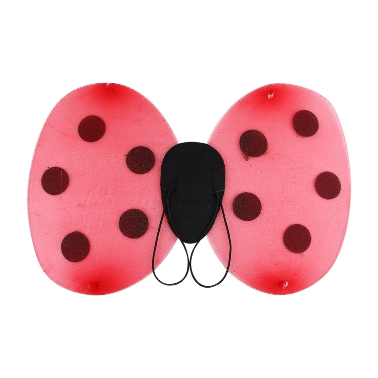Kid Ladybird Costume Kit (Wing + Skirt + Wand + Headband)