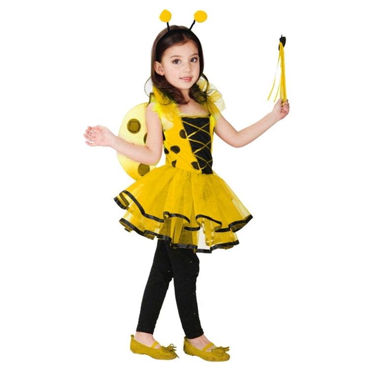 Kid Bee Costume Kit (Wing + Skirt + Wand + Headband)
