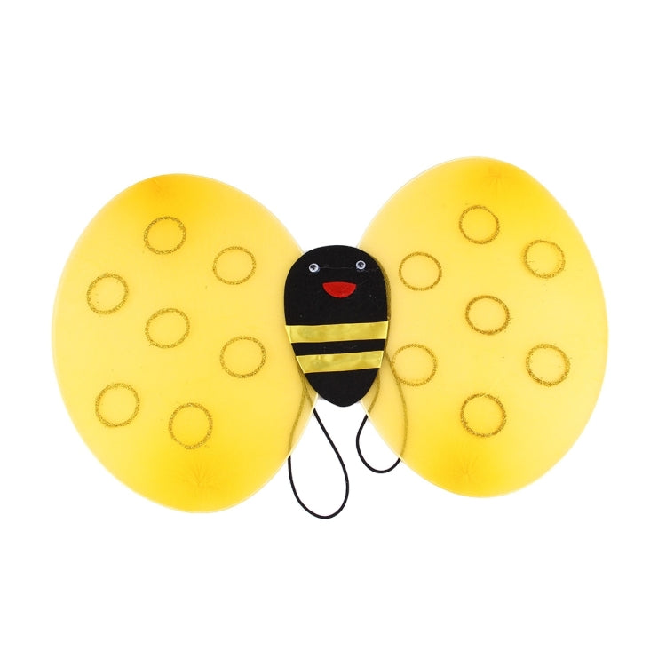 Kid Bee Costume Kit (Wing + Skirt + Wand + Headband)