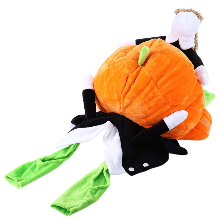 No Expression Fun Cute Carrying Pumpkin Style Cotton Fabrics Pet Clothes for Dogs, Size: Large, 36cm x 31cm x 18cm
